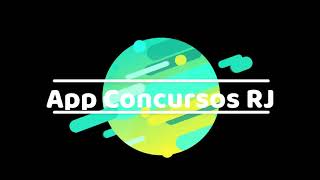 Concursos RJ Aplicativo Android [upl. by Sukramal873]