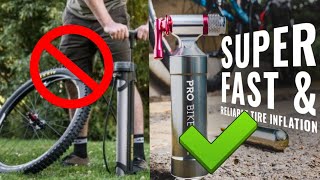 Easiest Way To Seal MTB Tubeless Tires  Done In 3 Seconds  CO2 Tire Inflator Must Have Tool [upl. by Enyawd]