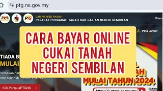 Bayar Cukai Tanah N9 Online [upl. by Bornstein]