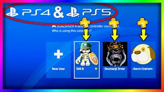 How To Share PS Plus Account  UPDATE 2021 PS4PS5 [upl. by Nnylaehs]