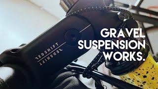 Redshift Sports Shockstop Suspension Stem Flat Bar Review  XPLR Alternative  Gravel Suspension [upl. by Led]