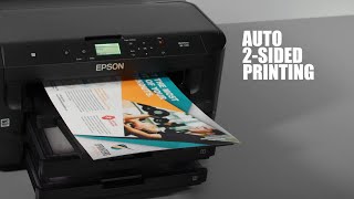 Epson WorkForce WF7210  Enhance Your Productivity with the WideFormat Printer [upl. by Yrahca]