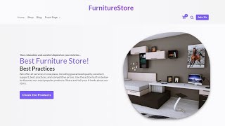 WordPress Furniture Store Theme [upl. by Zeralda]