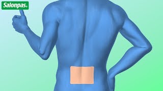 【How to apply】Salonpas Pain Relief Patch  Lower back [upl. by Youngman]