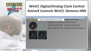 WinCC Digital Analog Clock Control [upl. by Robaina777]