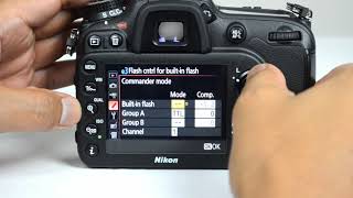 How to setup remote flash in Nikon SB 700 [upl. by Griswold]