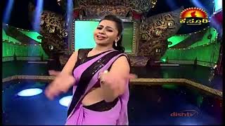 Anushree anchor hot dance show FULL HD  Chinnada bete [upl. by Anile]