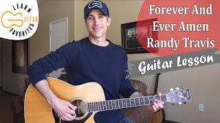 Forever and Ever Amen by Randy Travis play along with scrolling guitar chords and lyrics [upl. by Embry]