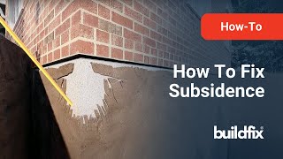 How we fix subsidence  Buildfix [upl. by Aidyl]