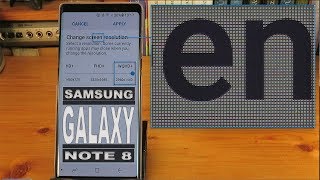 Samsung Galaxy Note 8 and FHD Vs WQHD resolution microscopic images about the display [upl. by Therine]