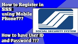 How to Register in SSS using Mobile Phone  SSS online registration tutorial [upl. by Cassondra608]