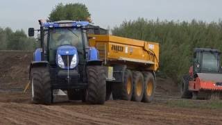 Earthworks with JOSKIN tipping trailers [upl. by Xymenes]