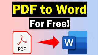 how to convert pdf to word in 2024  how to convert pdf to word document techinfo pdftowrd part 3 [upl. by Oidiple]