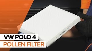 How to change pollen filter VW Polo TUTORIAL  AUTODOC [upl. by Ecyarg]