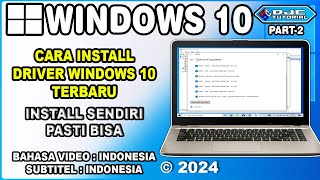 CARA INSTALL DRIVER WINDOWS 10 TERBARU [upl. by Amlus]