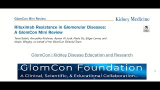 Resistência a Rituximab em Glomerulopatias  JCG [upl. by Nilak]