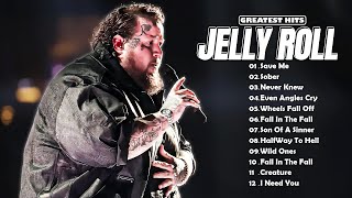 Jelly Roll Greatest Hits  Top Country Rock Songs Playlist Ever  Jelly Roll Playlist [upl. by Siloam]