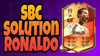 SBC SOLUTION CRISTIANO RONALDO 99  MADFUT 22 [upl. by Tyre395]