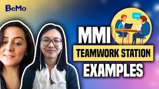 MMI Teamwork Station Examples You MUST Learn Today  BeMo Academic Consulting [upl. by Ahsekat]