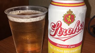 Stroh’s American Lager [upl. by Gauldin]