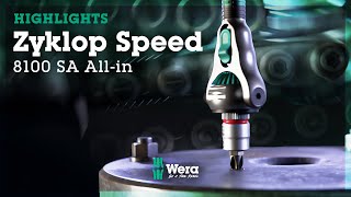 Wera  8100 SA Allin Zyklop Speed  Highlights [upl. by Norb]