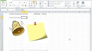 Gestione Promemoria con Excel Parte Prima [upl. by Yeknarf83]