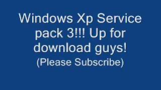 Download Windows xp Service Pack 3iso FREE [upl. by Audwen]