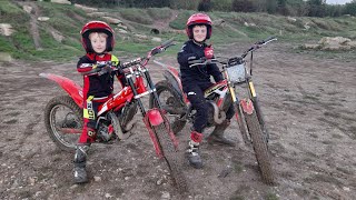 Beta 80 trials bike first ride 8 year old Tommy Tidd [upl. by Fernand]