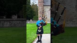 FLOWER OF SCOTLAND  Bagpipes  Scone Palace shorts [upl. by Vannie639]