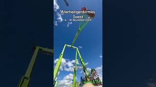 Allerheiligenkirmes Soest 2024 Fahrgeschäfte [upl. by Aihsad]