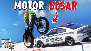 PAKE MOTOR BESAR   GTA 5 ROLEPLAY INDONESIA [upl. by Fradin145]