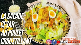 La salade césar au poulet croustillant [upl. by Kilar]