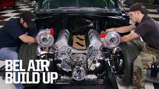 55 Chevy Gets A Turbo Big Block Part 2  Horsepower S14 E13 [upl. by Anirol]