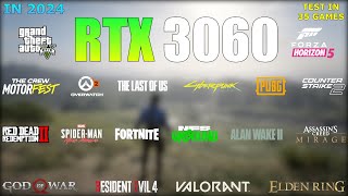 RTX 3060 Gaming Test  Test in 35 Games in Early 2024  Enough for Gaming [upl. by Heinrike339]