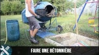 BricolageVlogs  Comment faire une bétonnière [upl. by Sila]