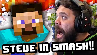 MINECRAFT STEVE IS IN SMASH BROS ULTIMATE CONFIRMED [upl. by Norward]