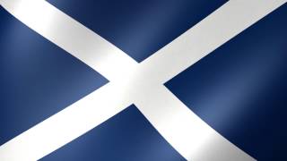 World Flags Scotland  Free HD Stock Video [upl. by Bolte732]