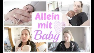 Familien VLOG  Chaotischer Alltag mit Baby  Stillen amp wickeln  Hebamme war da  Linda [upl. by Analle507]