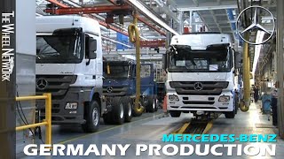 MercedesBenz Truck Production in Germany [upl. by Izak47]