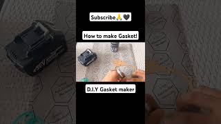 HOW TO MAKE GASKET🖤 funny gasket fypシ゚viral diy shortvideos fyp [upl. by Evad170]