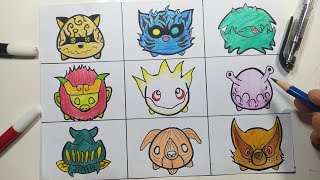 How to Draw Naruto  Chibi Bijuu  Easy Tutorial For beginners [upl. by Kalli973]