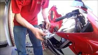 How To cam chain tensioner CBR600F 02 [upl. by Politi649]