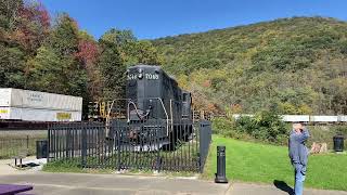 Eastbound Intermodal Horseshoe Curve Altoona PA 10102024 [upl. by Takeshi]