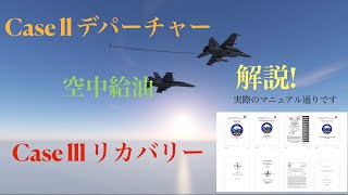 【Carrier Landing HD】 Case 2 デパーチャー、空中給油、Case 3 リカバリーを解説！ [upl. by Mungo]