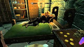 SKYRIM Bug  How pros sleep in Skyrim [upl. by Jarietta]