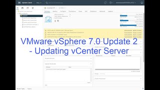 VMware vCenter Server VCSA 70 Update 2 upgrade process [upl. by Gal786]