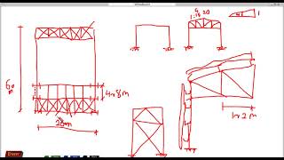 Steel Structures  Loads Calculation  Dead load  live load  wind load [upl. by Chrisy936]