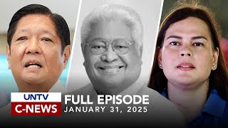 UNTV CNEWS  January 31 2025 [upl. by Kendal]