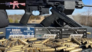 NEW Fiocchi 57x28 Ammo  FULL REVIEW [upl. by Polinski]