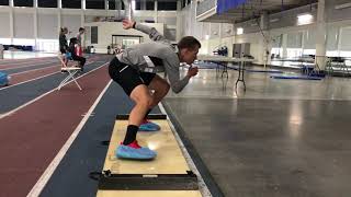 Slideboard workout  OLYMPIAN speedskaters [upl. by Loats]